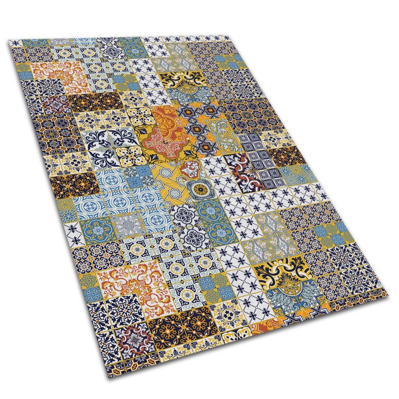 Dywan Zewnętrzny Tulup 140x210 cm Wodoodporny, Lekki Abstrakcyjny patchwork 1 szt.