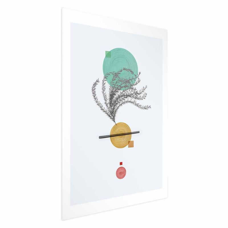 Plakat Artgeist Roślinna kompozycja 21x30 cm bez ramy 1 szt