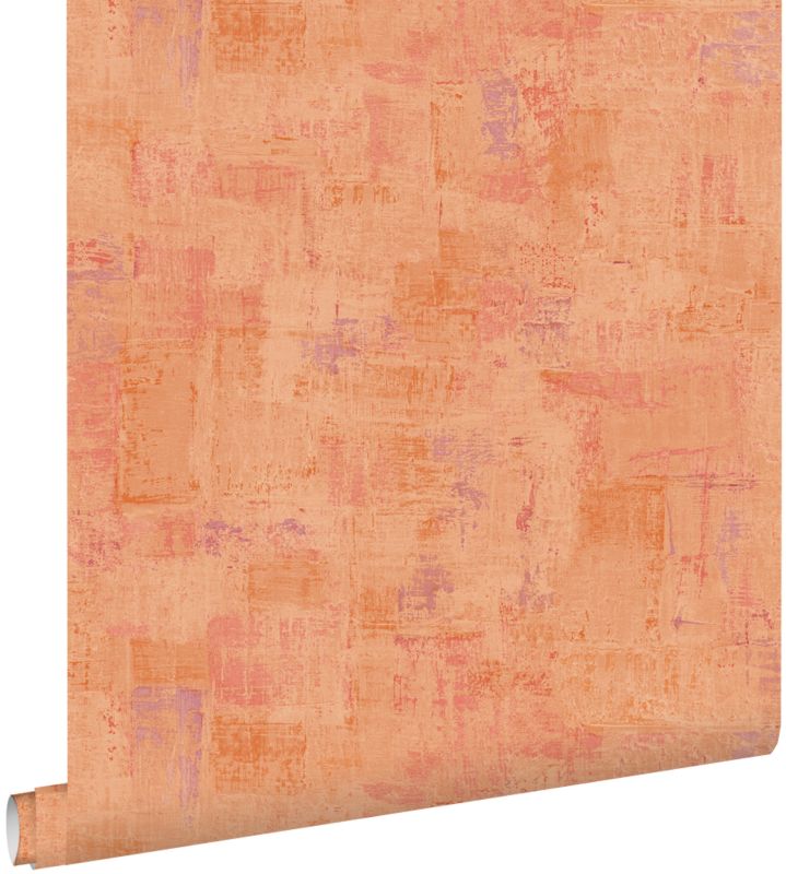 Tapeta ESTAhome malownicza struktura terakota pomarańczowym 50 x 900 cm - 1 rol.