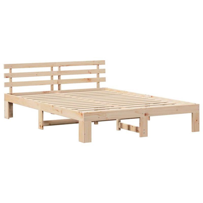 Rama łóżka WaszeMeble 140x200 cm Naturalny sosna WM-872608 1 szt.