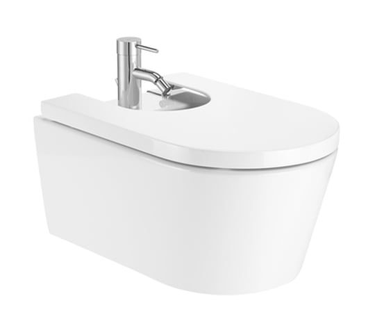 Bidet wiszący Roca Inspira biały z przelewem 1 szt.