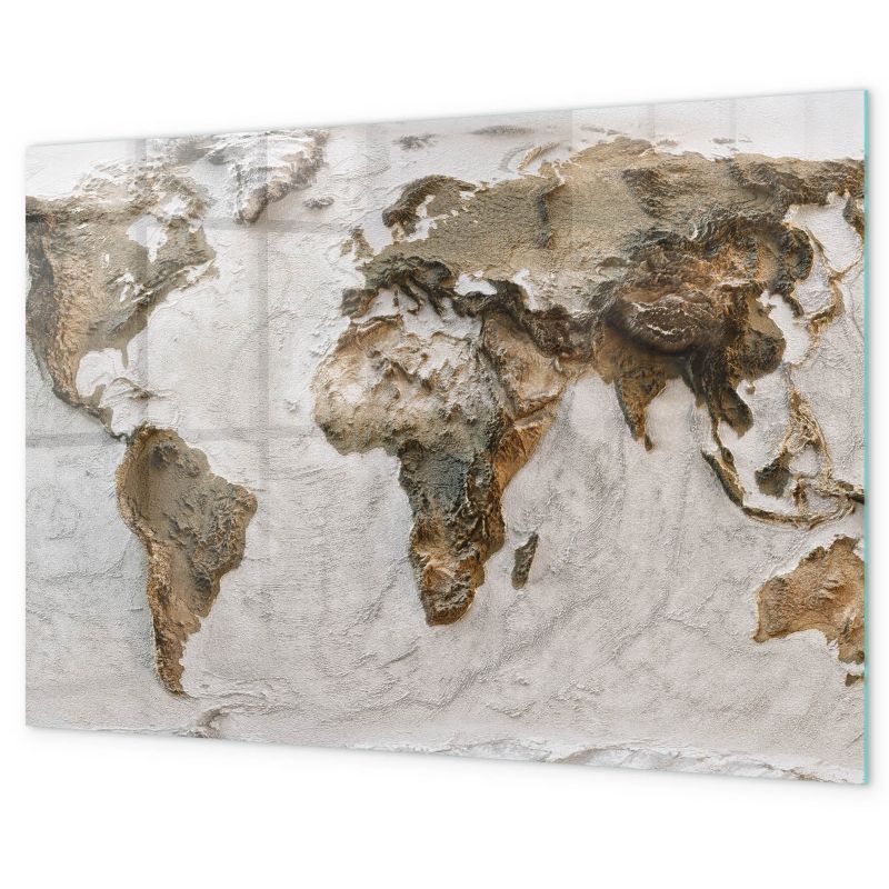 Tablica Magnetyczna Na Ścianę Tulup 90x60 cm Gabinetowa mapa 5 magnesów neodymowych 1 kpl