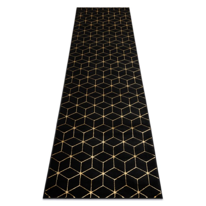 Chodnik Gloss RugsX 70x200 cm czarny AT3849 1 szt.