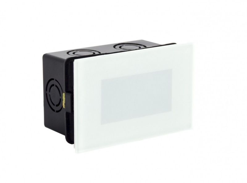 Oprawa zewnętrzna wpuszczana SU-MA Mur biała LED 2.5W 4000K 195lm IP65 wym: 7 x 10,9 x 5 cm - 1 szt.