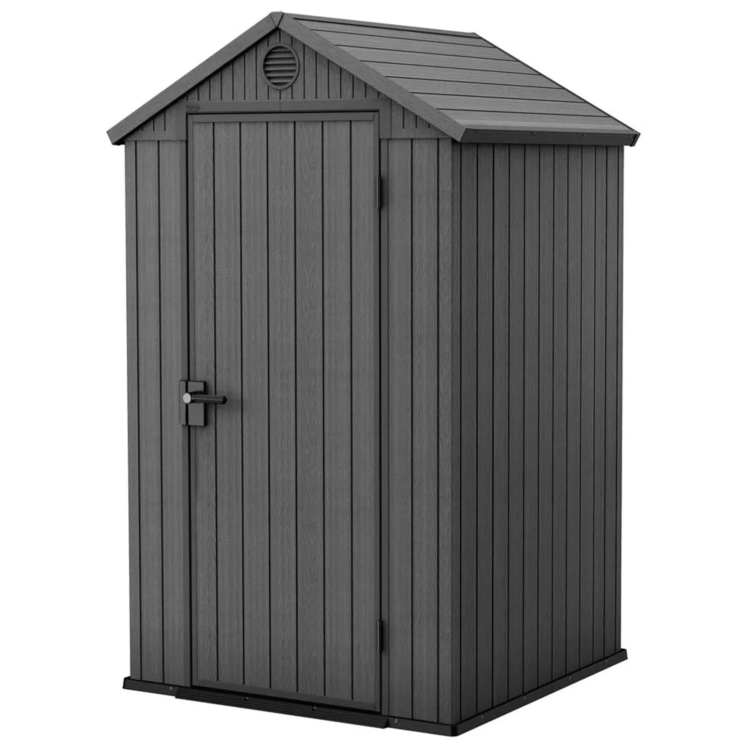 Domek ogrodowy Darwin 4 x 4 antracytowy - 126 x 117 cm, wys. 205 cm