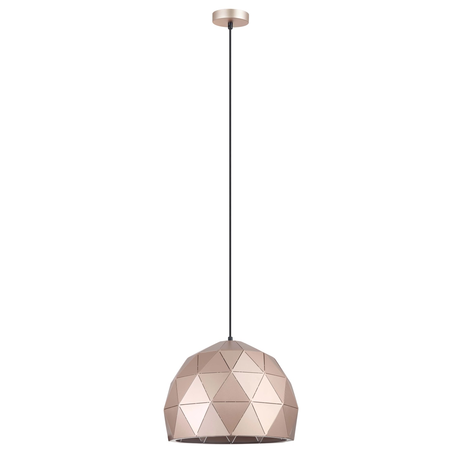 Italux Lampa wisząca HARLEY śr. 36 cm złota 1x40W E27