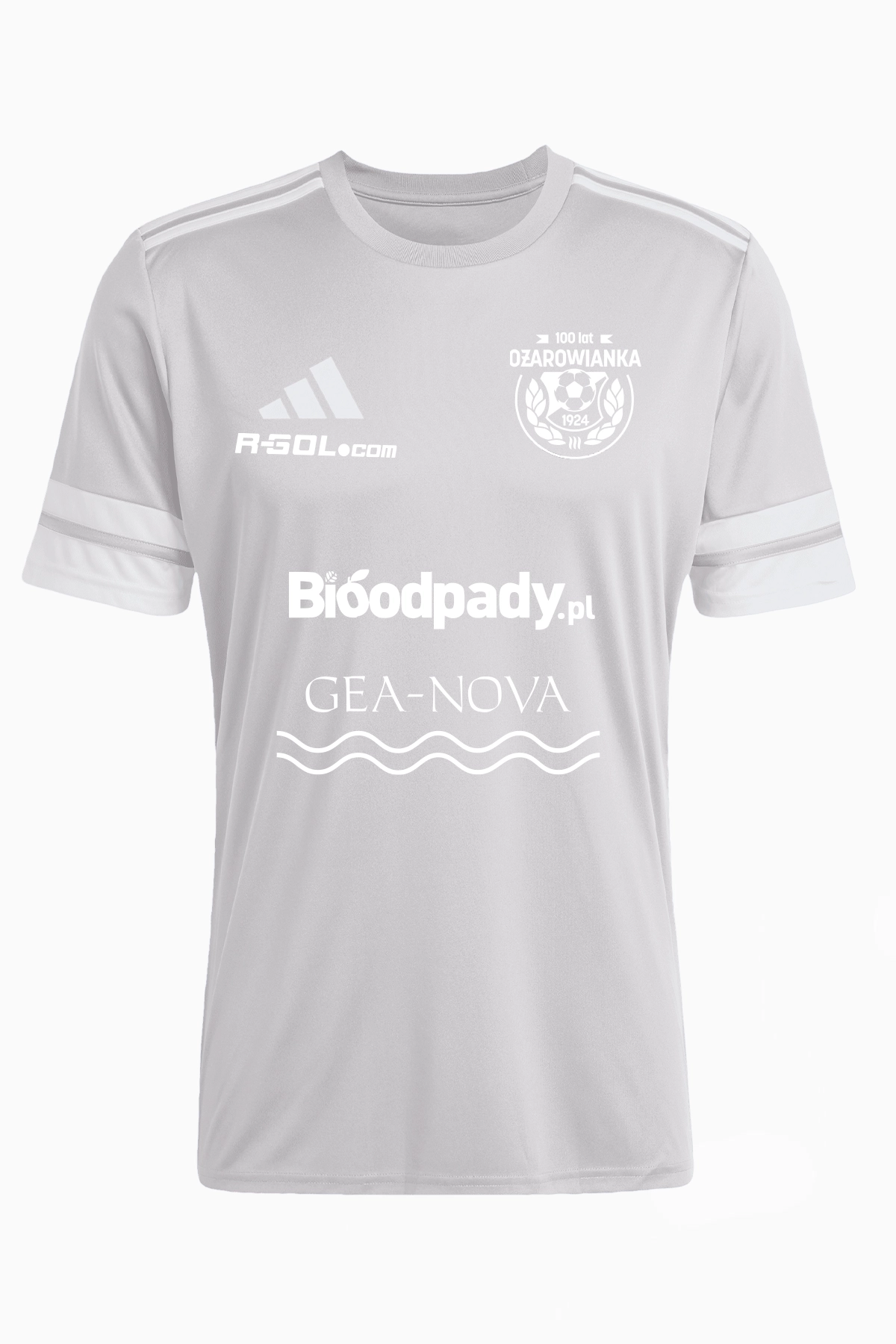 Koszulka meczowa adidas KS Ożarowianka Junior - Szary