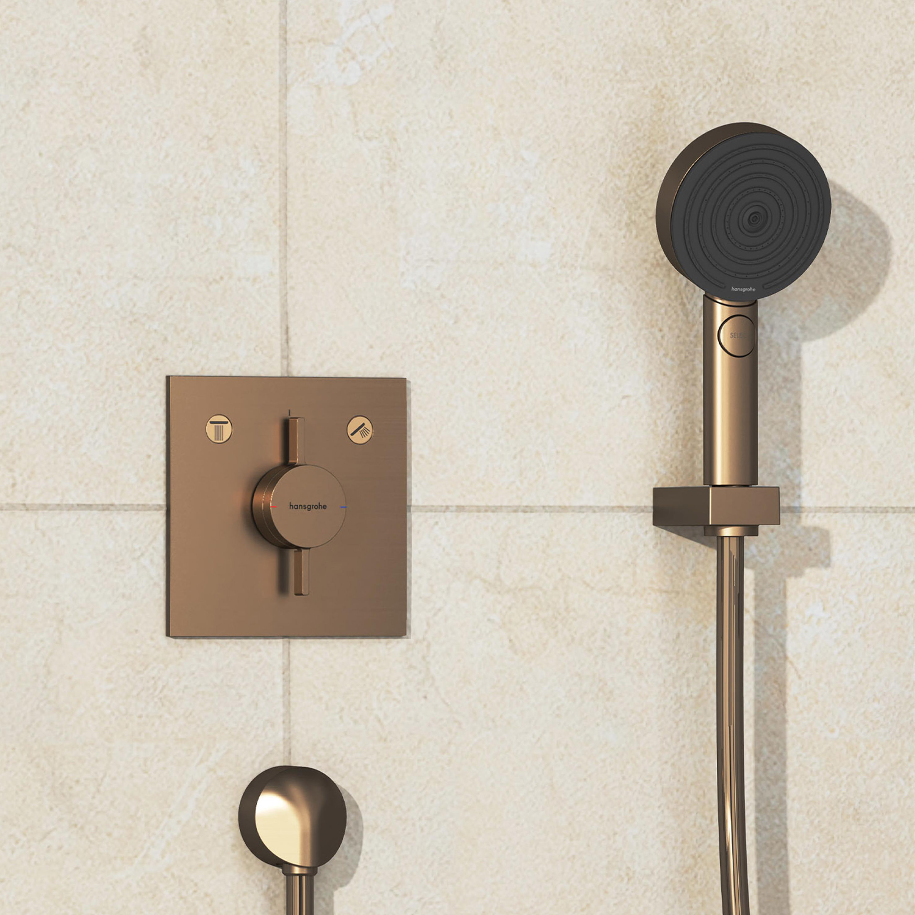 Hansgrohe DuoTurn E bateria wannowo-prysznicowa podtynkowa brąz szczotkowany 75417140