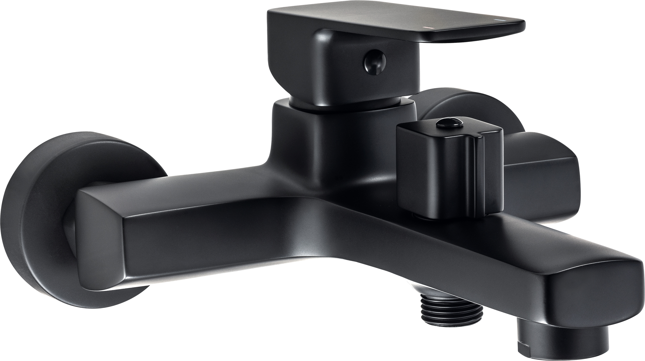 Deante Neo Maro bateria wannowo-prysznicowa ścienna czarna BLO_N10M - Wysyłka w 24h