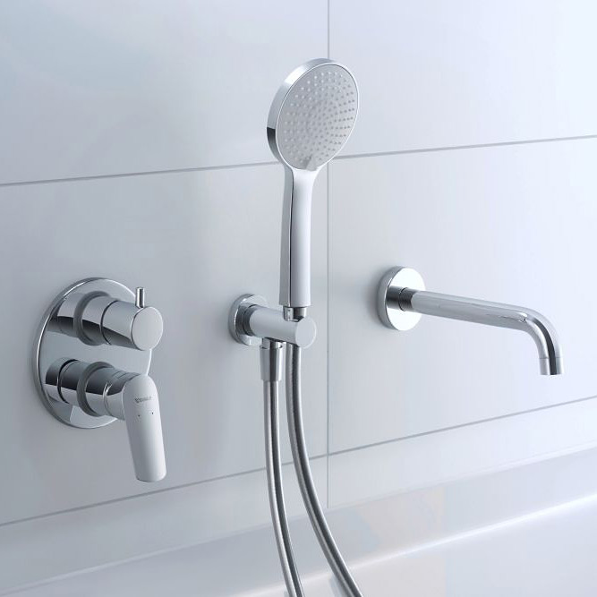 Duravit No.1 bateria wannowo-prysznicowa podtynkowa chrom N15210008010 - Wysyłka w 24h