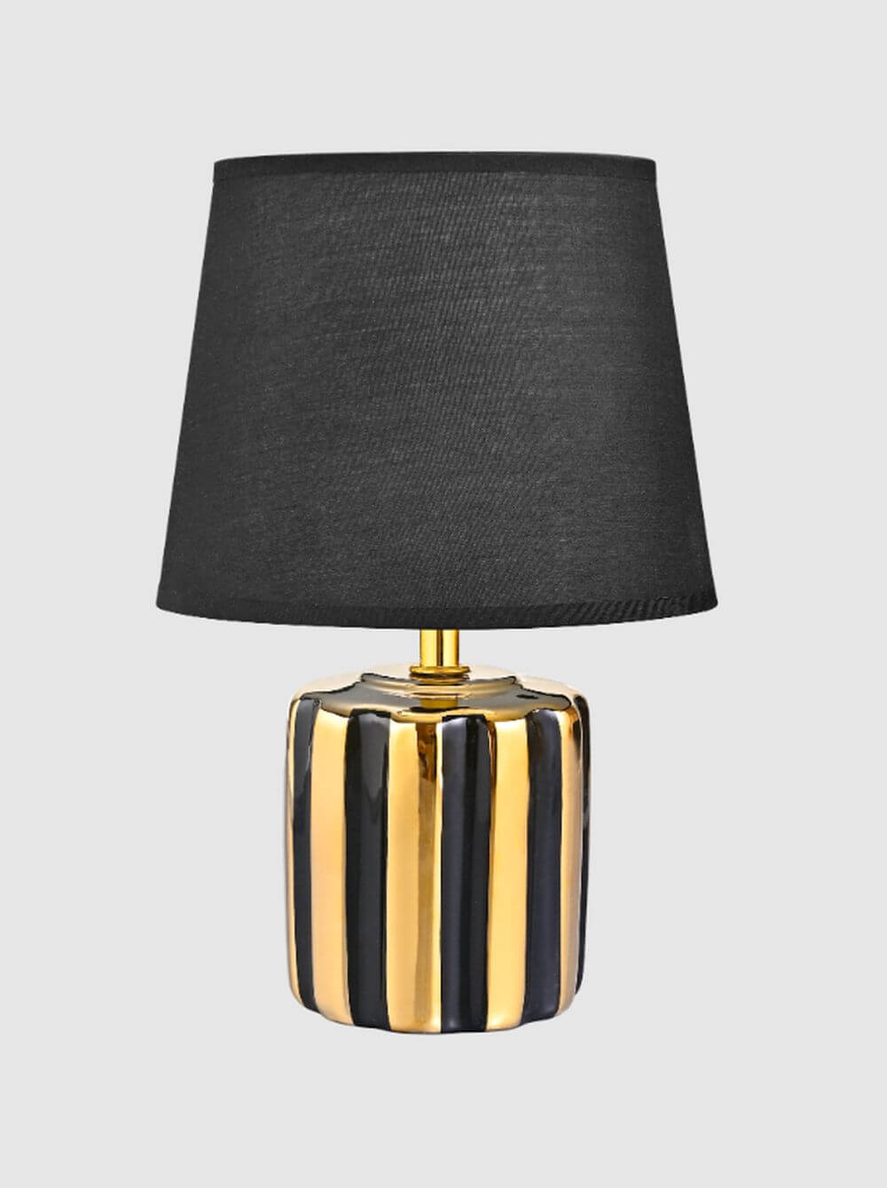 Zuma Line Stołowa lampa stołowa 1x40 W czarna-złota HS9143-BL