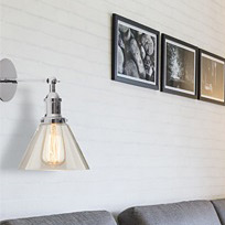 Altavola Design New York Loft kinkiet 1x60W chrom/przezroczysty LA034/W_chrom