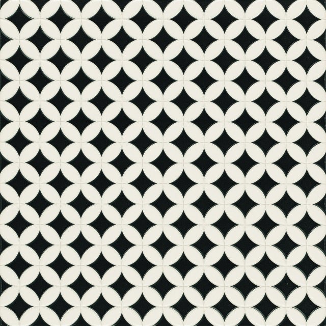 Gres szkliwiony hiszpański TRENZA NEGRO mat 44x44 gat. I