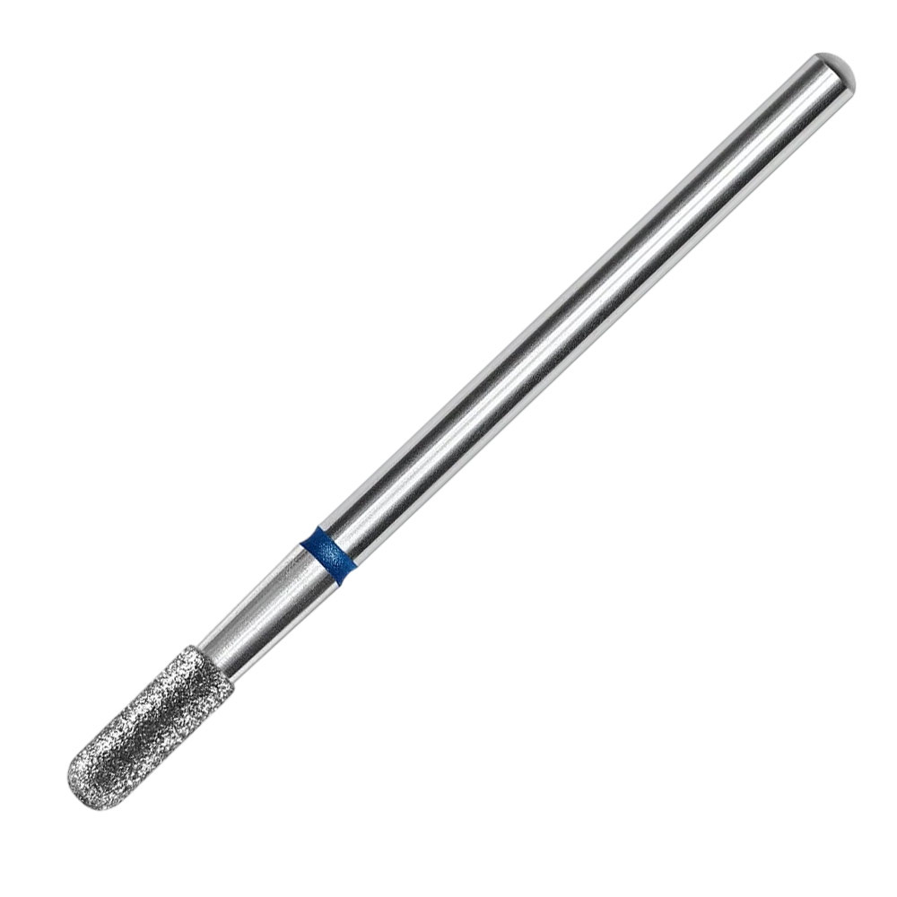 Frez diamentowy zaokrąglony walec Staleks Pro Expert niebieski 2,3/6,5mm
