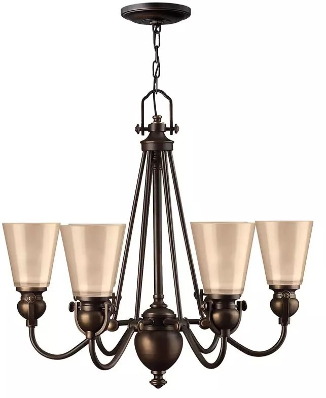 Darmowa Dostawa - Lampa wisząca 6x60 W brązowa Elstead Lighting Mayflower HKMAYFLOWER6