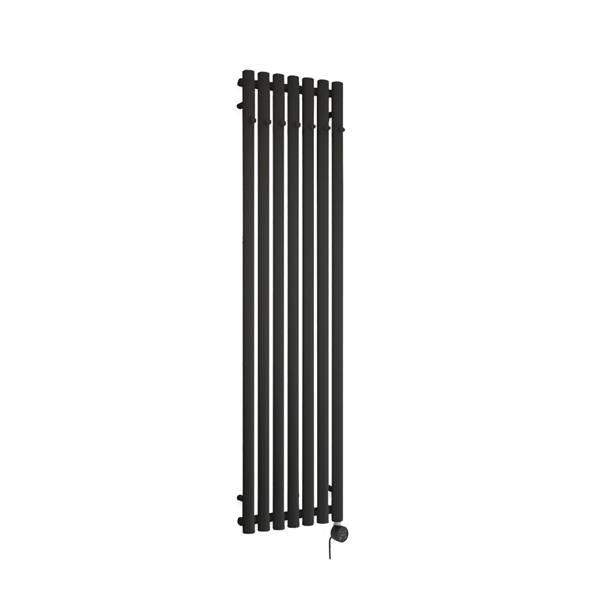 Darmowa Dostawa - Grzejnik elektryczny 150x37 cm czarny mat Oltens Stang 55128300
