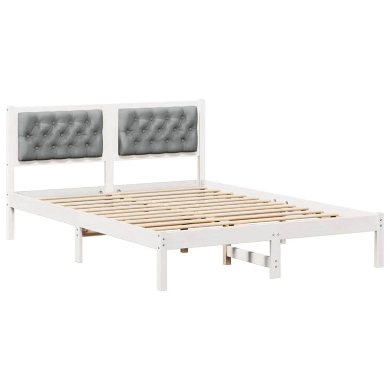 Łóżko Drewniane WaszeMeble 150x200 cm Białe WM-878183 1 szt.