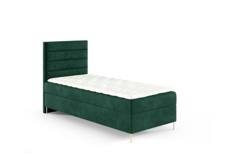 Łóżko kontynentalne SOFELLO Bella Box 90x200 z nóżkami riviera38 1szt.