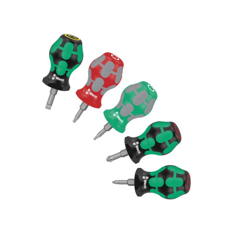 Zestaw wkrętaków Wera Stubby Set 3, 5 części, 05008872001, 1szt.