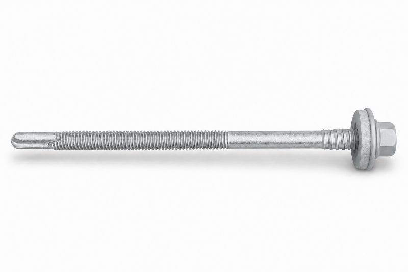 Wkręty Etanco do płyty warstwowej 130mm do stali do 12mm RAL 9006 100szt