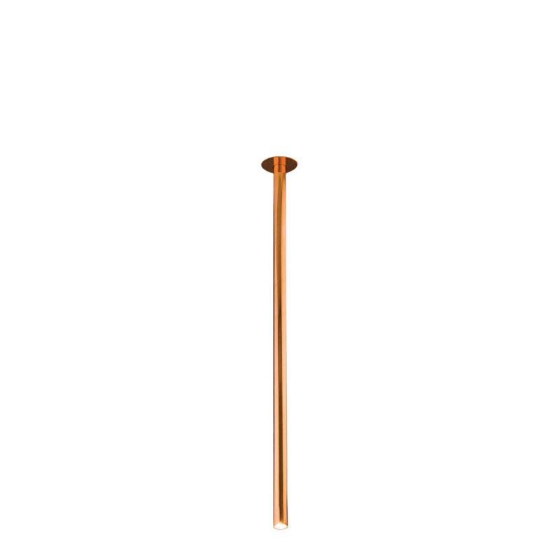 Oprawa sufitowa wpuszczana Dohar Alha miedź polerowana 1 x G9 x 2.5W IP20 wym: 100 x 6 x 6 cm okrągła - 1 szt.