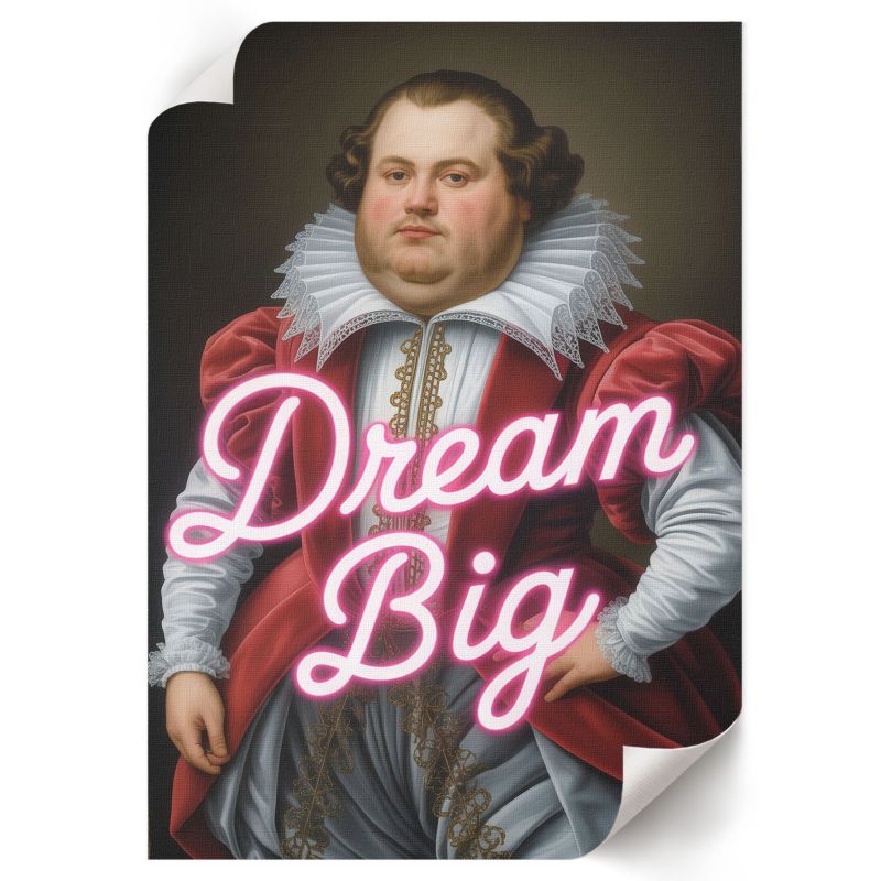 Plakat Na Płótnie ArtPrintCave 42x59,5 cm Dream Big Eva "Signal" Brand 1 szt.