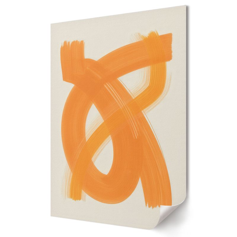 Plakat canvas Wallfluent Format A1 Pomarańczowe pociągnięcia Artysta Luxo 1 szt.