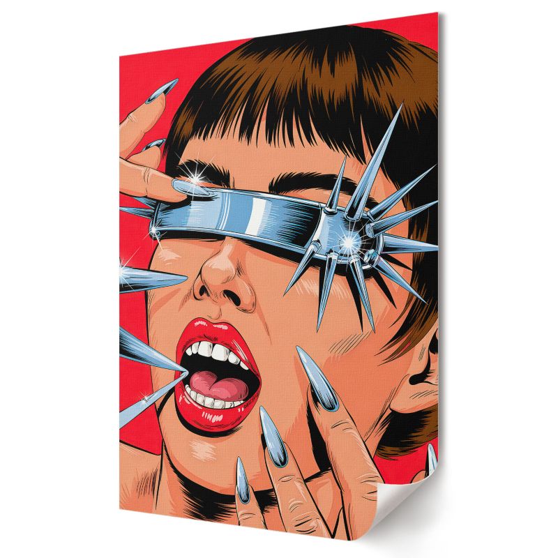 Plakat canvas Wallfluent Format A4 Pop art energia Studio Aurora Line 1 szt.