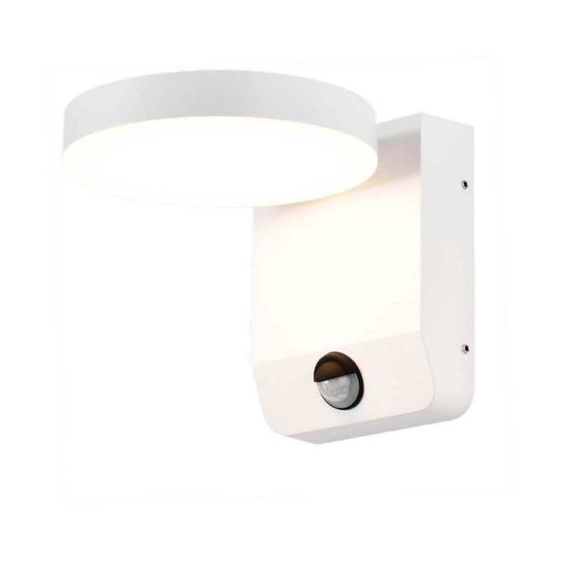 Kinkiet zewnętrzny z czujnikiem V-TAC 11020S biały LED 17W 3000K 2480lm IP65 wym: 16 x 16 x 20,6 cm aluminium - 1 szt.