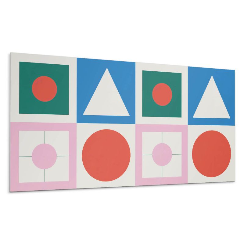 Panele samoprzylepne Wallfluent 60x30 cm Geometria w odcieniach 6 szt.