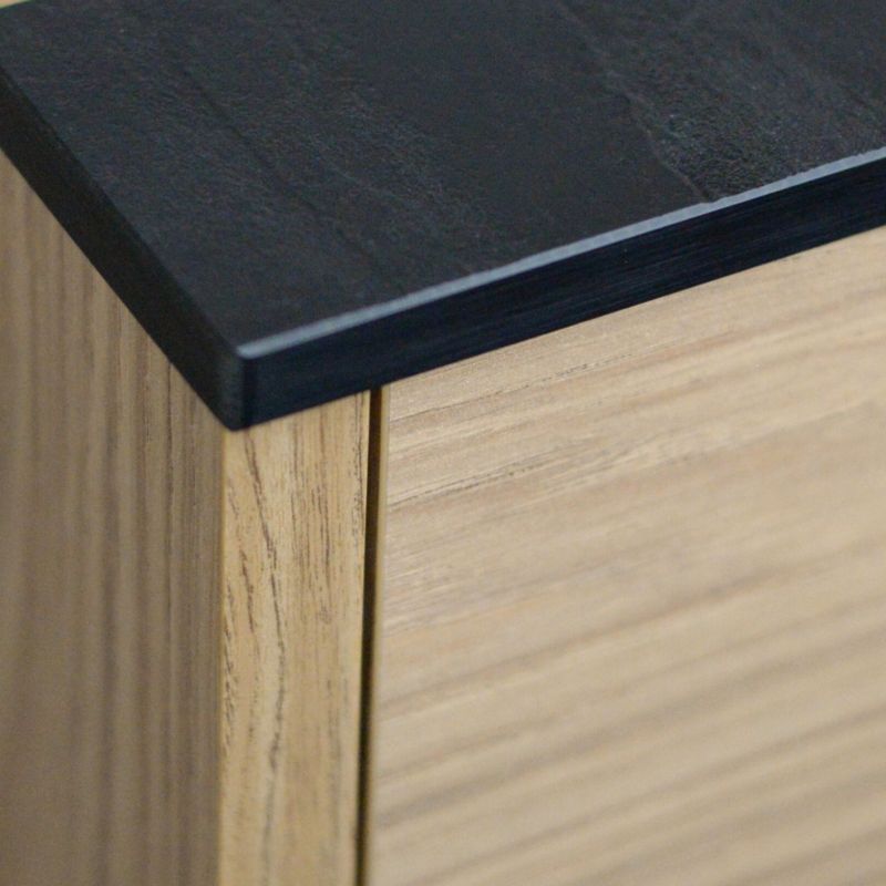 Blat łazienkowy HPL do szafki 180cm 181x49cm Black (0190SL) 1szt.