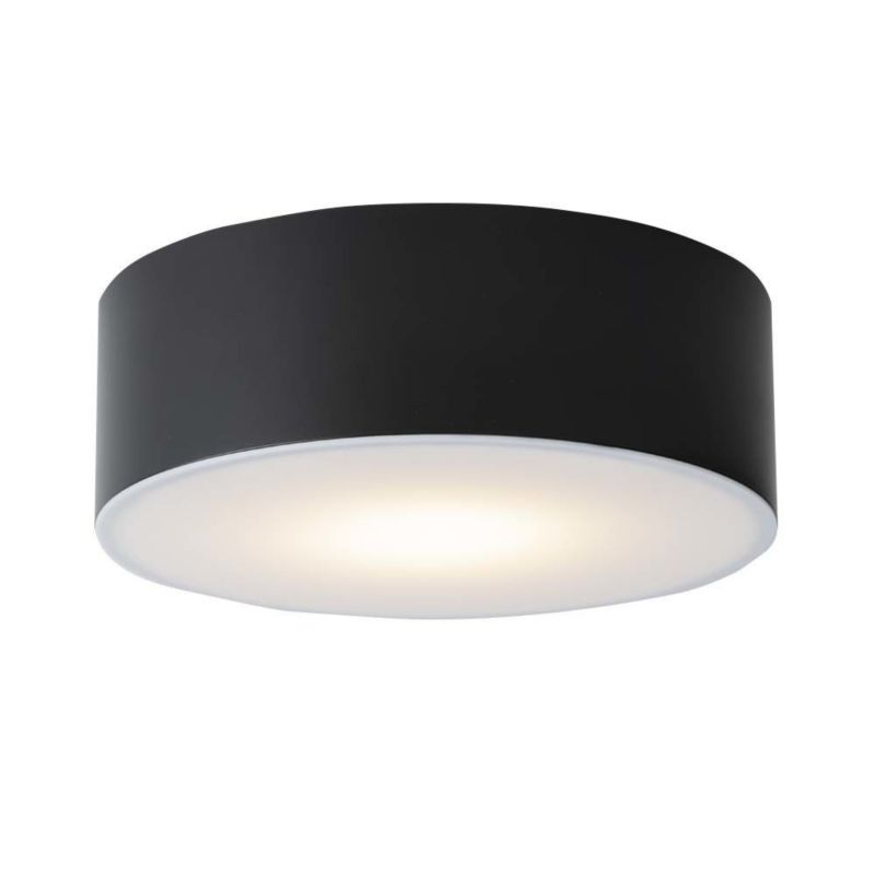 Plafon Shilo Zama czarno-biały LED 13W 4000K 2127lm IP20 wym: 7,2 x 20 x 20 cm aluminium - 1 szt.