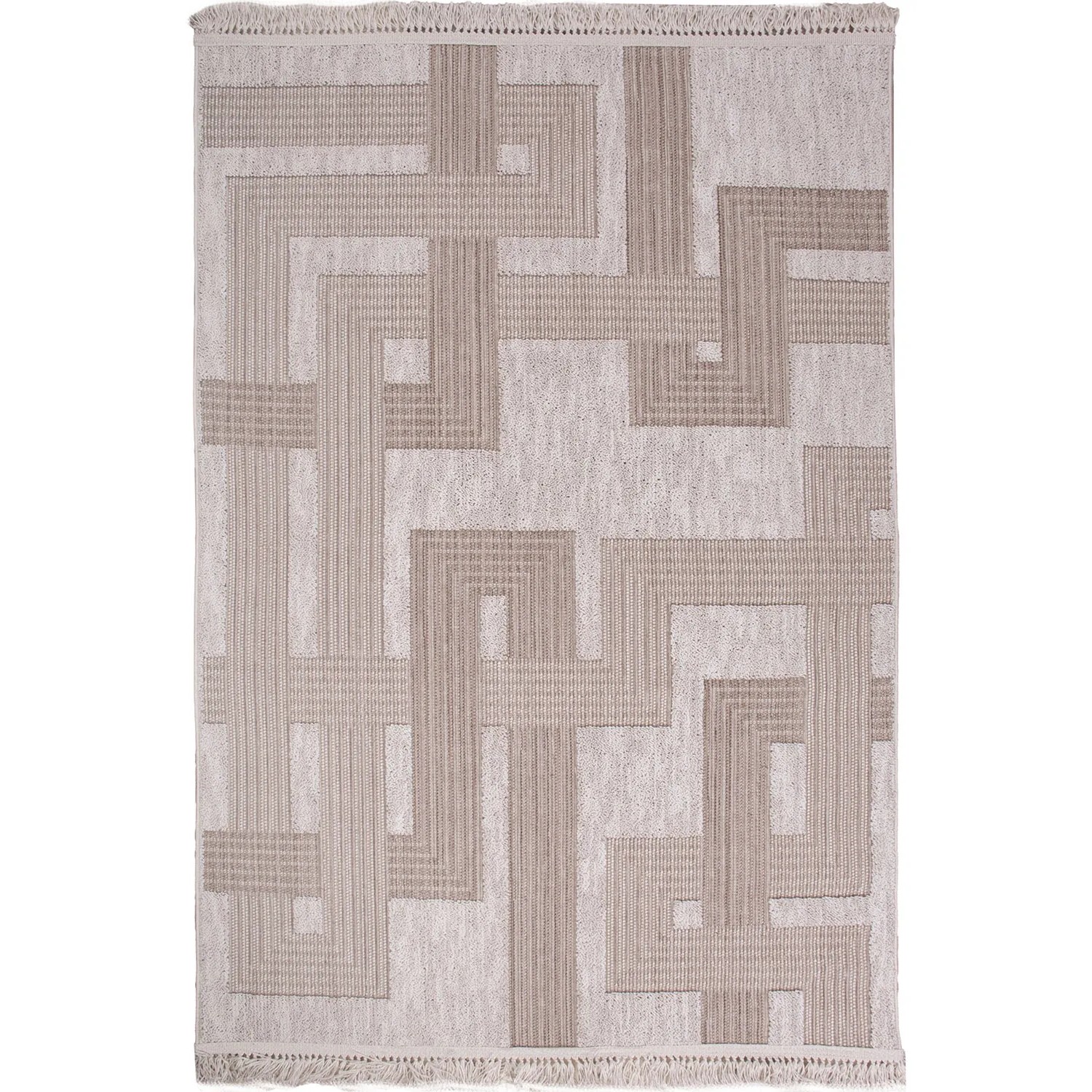 Marbex Dywan BEBEDA geometria 60 x 100 cm beżowy