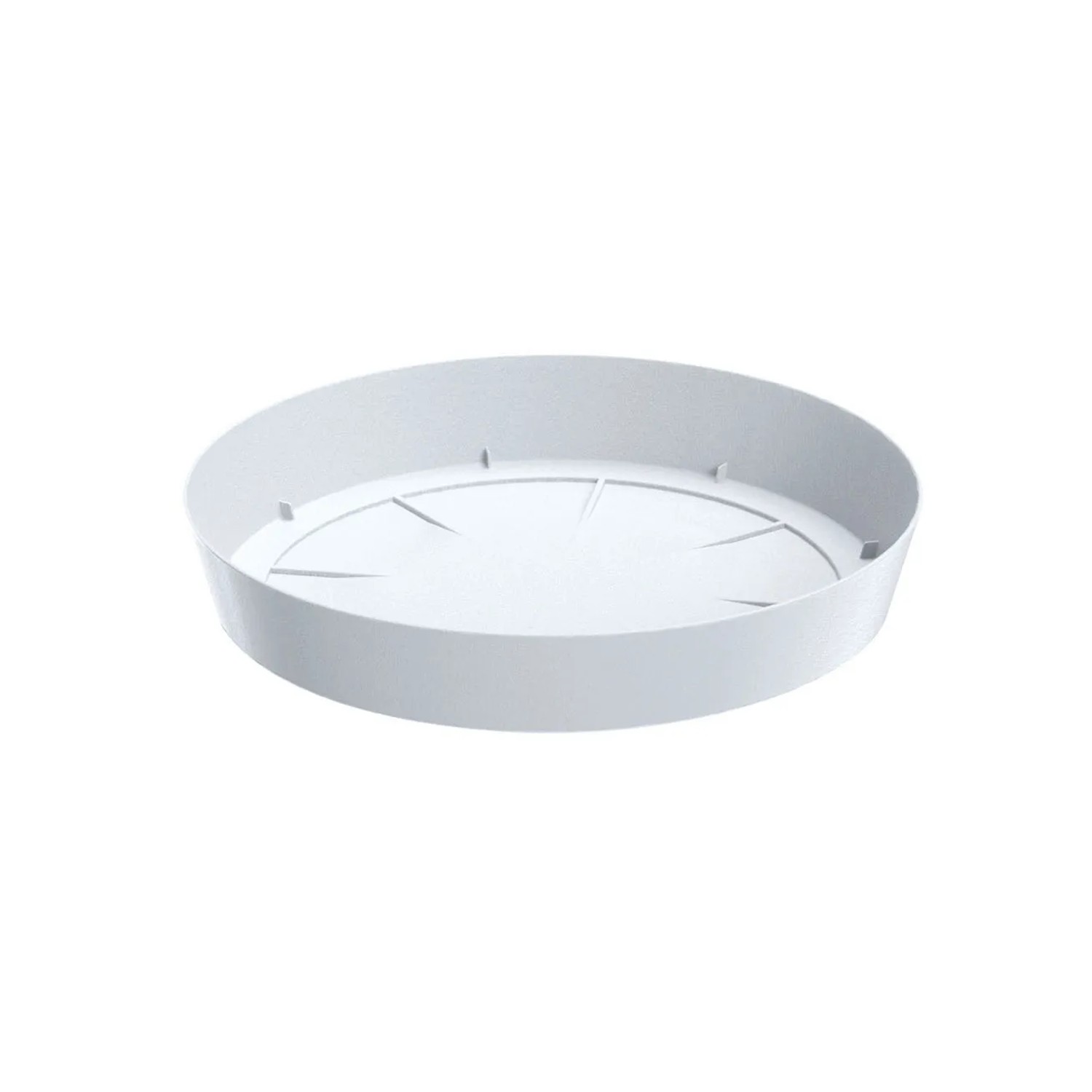 Prosperplast Podstawka pod doniczkę Lofly biała 23 cm