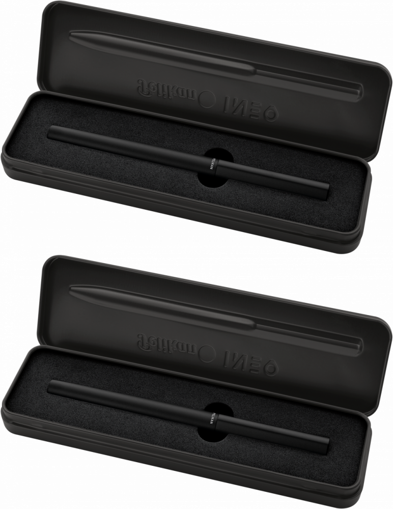 2x Pióro wieczne Pelikan Ineo Black Rock