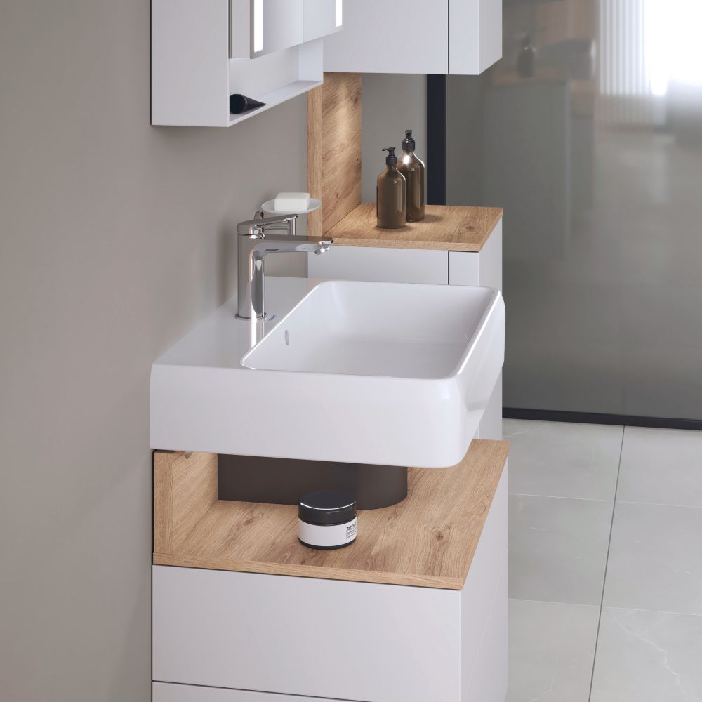 Duravit Qatego umywalka 60x47 cm meblowa prostokątna HygieneGlaze biały połysk 2382602000 - Wysyłka w 24h