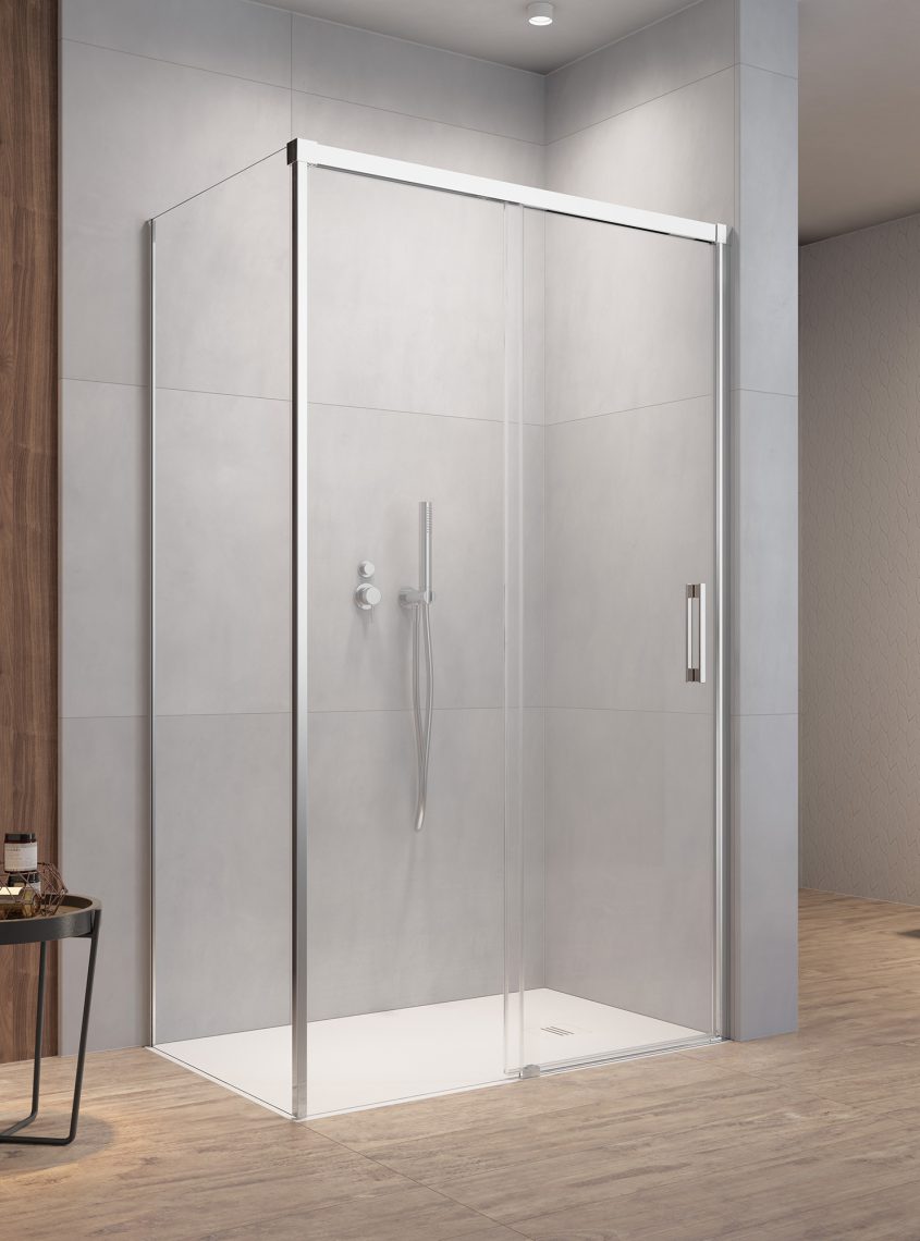 Radaway Idea KDS drzwi prysznicowe 100 cm rozsuwane chrom połysk/szkło przezroczyste 10115100-01-01R
