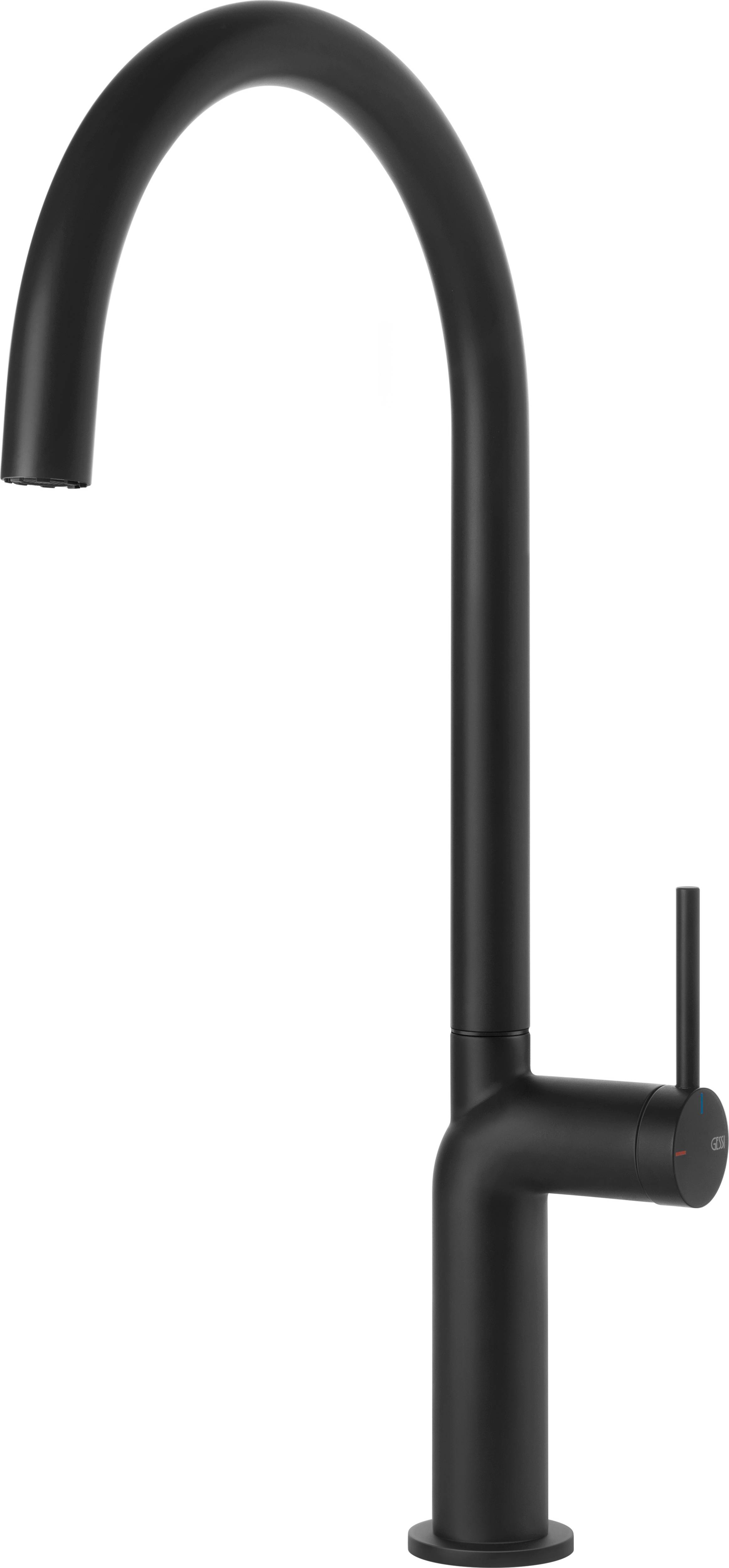 Gessi Stelo bateria kuchenna stojąca czarna 60301.299