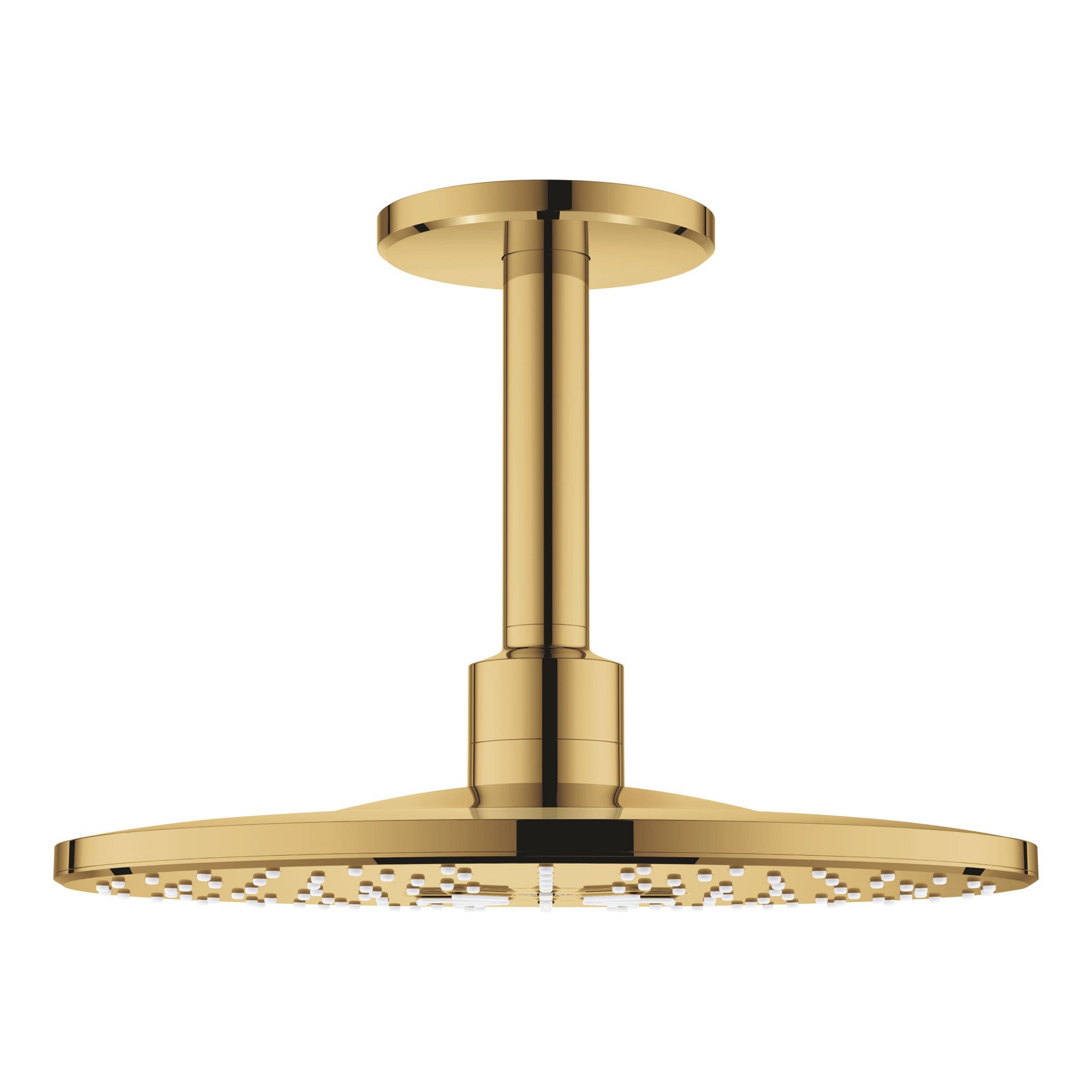 Grohe Rainshower deszczownica z ramieniem 31x31 cm okrągła Cool Sunrise 26477GL0
