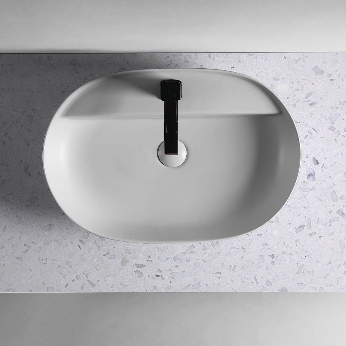 Elita ElitStone blat naszafkowy 121x46 cm white matt RE051200035290