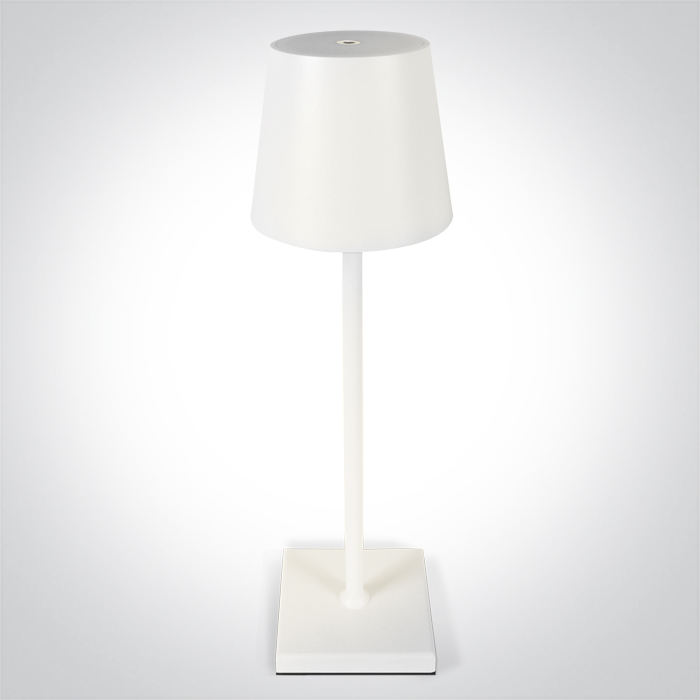 One Light Portable lampa stołowa 1x3,5 W biała 61082/W