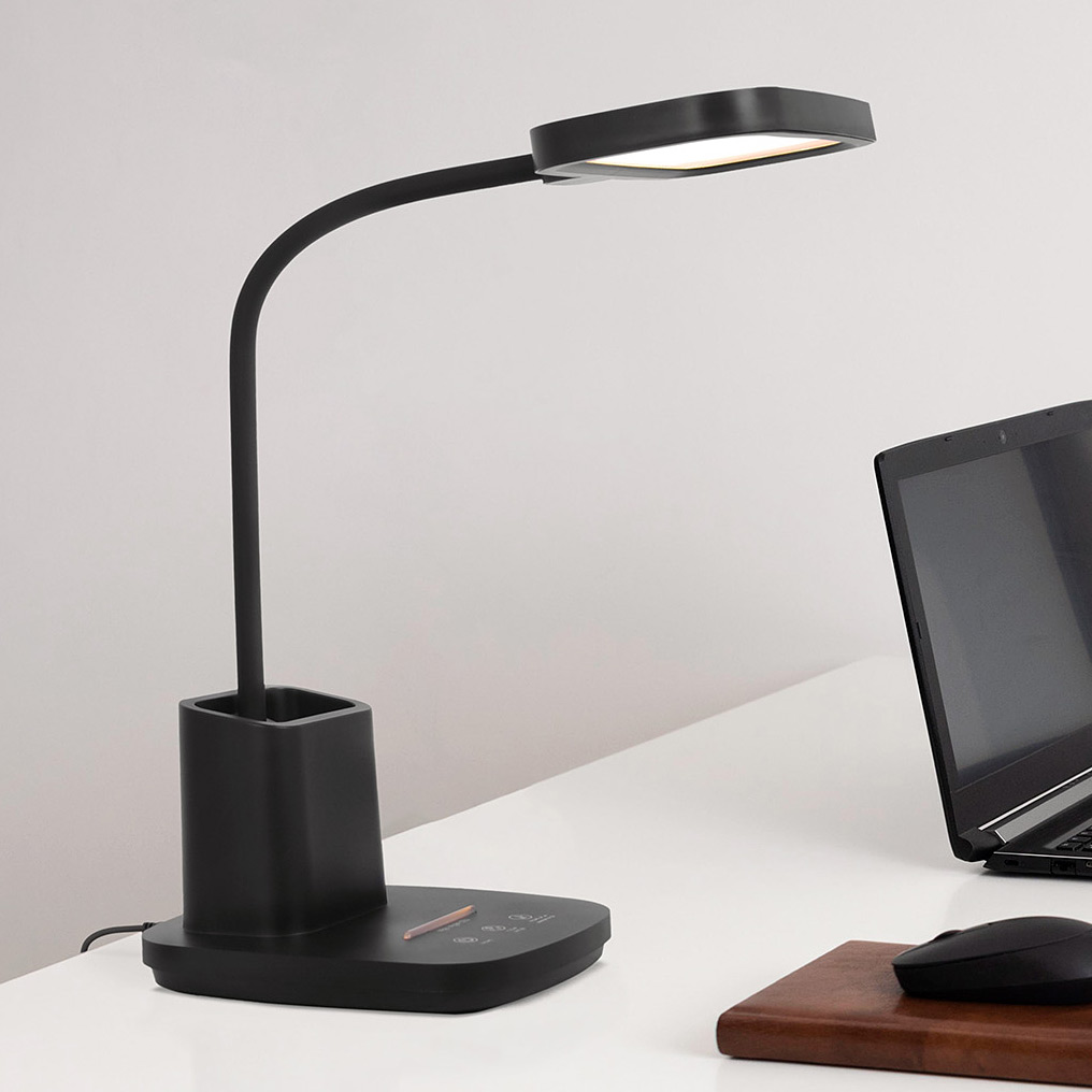 Kaja Tola lampa biurkowa 1x9 W czarna K-BL1301CZARNY