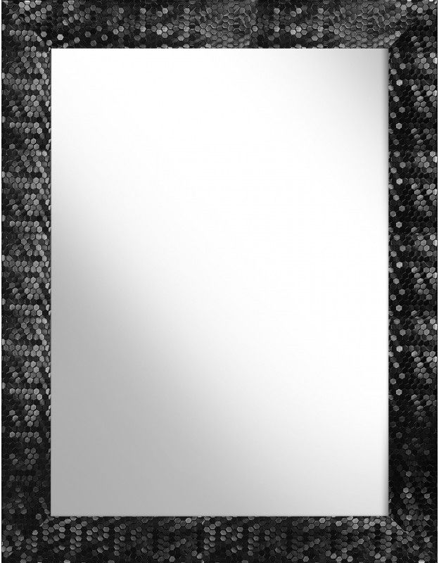 Ars Longa Rio lustro 62,2x112,2 cm prostokątne czarny RIO50100-C