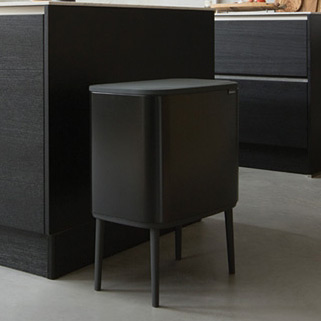 Brabantia Bo Touch Bin kosz na śmieci 36 l czarny mat 315824