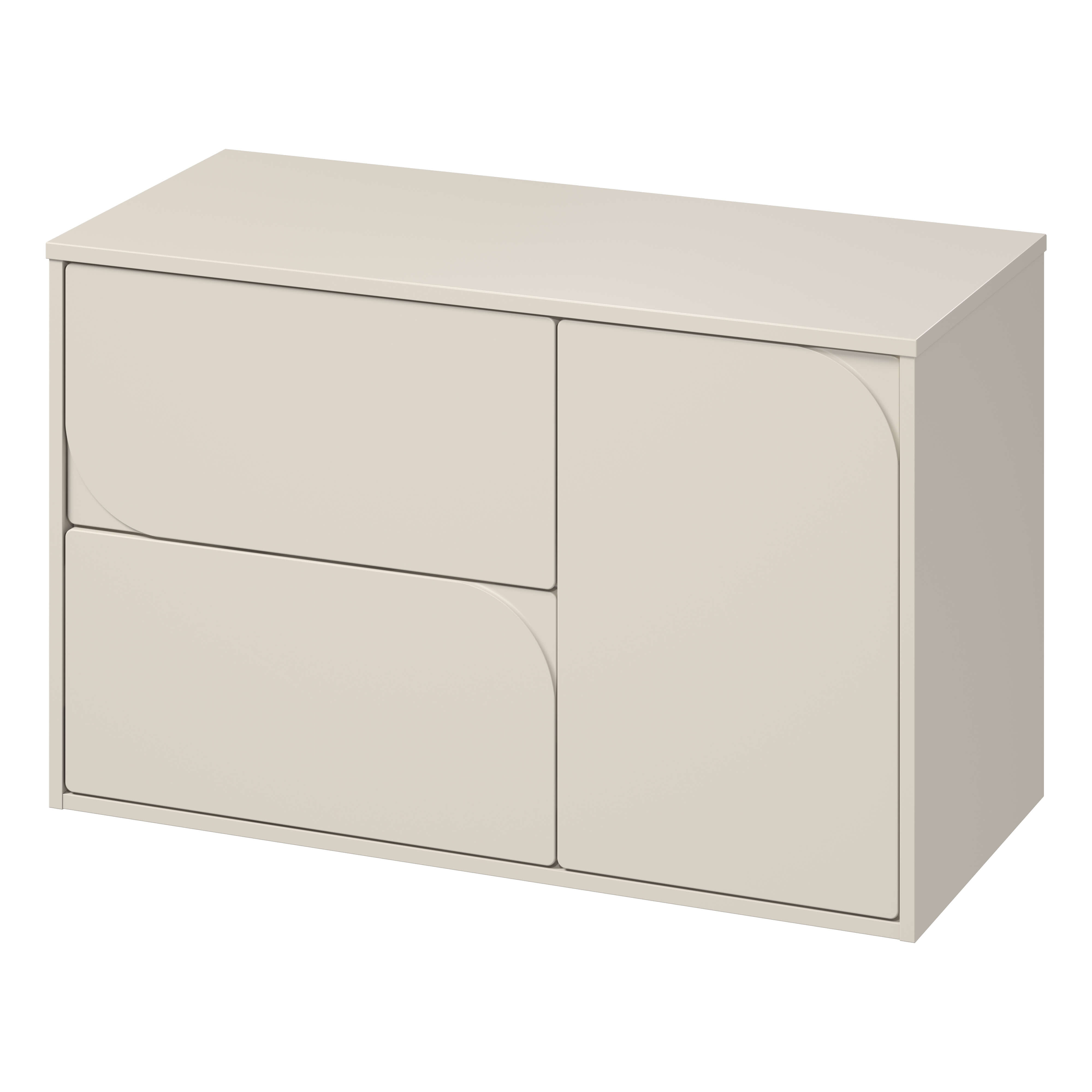 Cersanit Crea II szafka 100x45x61,8 cm podumywalkowa wisząca kaszmir S1062–005