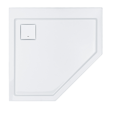 Sanplast Space Line brodzik 90x90 pięciokątny BPK/Space biały 615-110-0530-01-000