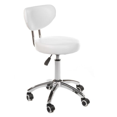Bs taboret kosmetyczny bt-229 biały