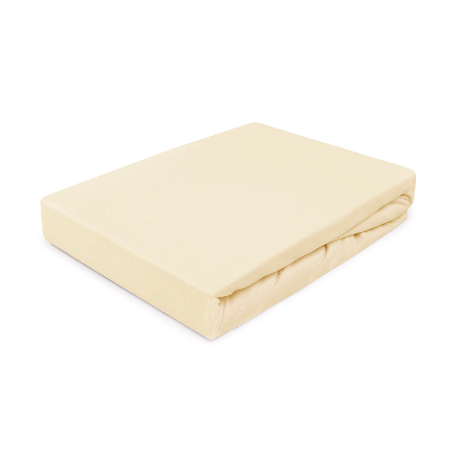 Prześcieradło z gumką 70x140 jersey 100% BAWEŁNA kolor krem
