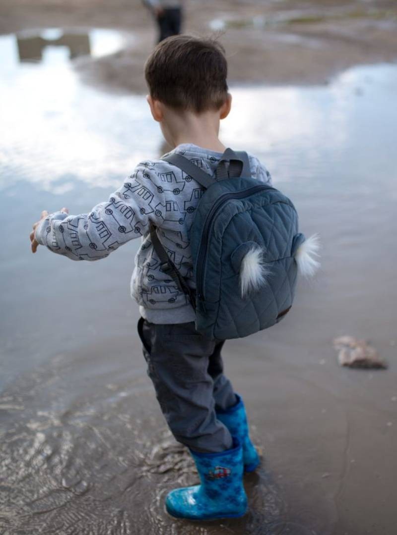 Plecak dziecięcy Kinder Hop Travel Bear (Mini) Graphite Diamonds