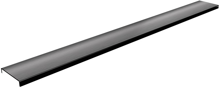 Schedpol Base Graphite Brushed Range maskownica odpływu liniowego 80 cm grafit 10.052/DPGS